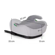 Inaltator auto, Petite&Mars, Optimus Pro, I-size, 125- 150 cm, 22-36 kg, Cu isofix, Forma ergonomica, Husa detasabila, Negru BYN647495