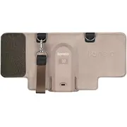 Incalzitor biberoane, Lionelo, ThermUp Go Evo, Portabil, Cu 5 niveluri de incalzire, Cu buton Safety Control, Mentinere caldura pana la 9h, Incarcare USB, Bej inchis BYNLOC-THERMUP_GO_EVO_BEIGE_TAUPE
