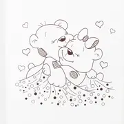 Patut bebelus Bears din lemn masiv cu laterala culisabila si functie co-sleeper, 120x60 cm