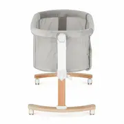Patut co-sleeper, Petite&Mars, Glory, 2 in 1, Cu leganare, Cu ajustare pe inaltime in 5 pozitii, Cu saltea, Pliabil, Geanta de transport inclusa,0 luni+, Greutate suportata: 9 kg, Bej BYN926587
