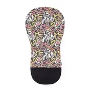 Salteluta pentru carucior, Petite&Mars, Foamy, Reversibila, Cu doua fete, Din spuma, Universala, 86x42 cm, Gri/Multicolor BYN502625