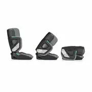 Scaun auto, Petite&Mars, Flex Pro i-Size, Orientare in directia sensului de mers, Tetiera reglabila in 8 pozitii, cu Isofix, Pliabil, R129, 100-150 cm, 3-12 ani, Gri BYN649681
