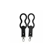 Set 2 clesti din silicon pentru carucior, Petite&Mars, Universali, Negru BYN901838