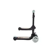 Trotineta transformabila cu sezut pliabil si lumini LED, Momi Debe - Black KRTHULA00019