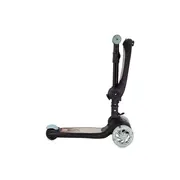 Trotineta transformabila cu sezut pliabil si lumini LED, Momi Debe - Black KRTHULA00019