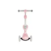 Trotineta transformabila cu sezut pliabil si lumini LED, Momi Debe - Pink KRTHULA00018