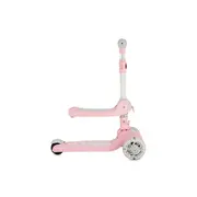 Trotineta transformabila cu sezut pliabil si lumini LED, Momi Debe - Pink KRTHULA00018