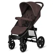 Carucior sport, Lionelo, Annet Plus, De la nastere, Cu accesorii si capotina XXL reglabila, 0 - 22 Kg, Conform cu standardele europene de securitate EN1888-1 si EN1888-2, Maro BYNLO-ANNET_PLUS_BROWN_CHOCOLATE