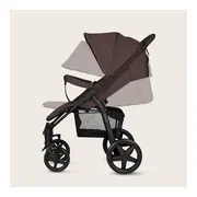 Carucior sport, Lionelo, Annet Plus, De la nastere, Cu accesorii si capotina XXL reglabila, 0 - 22 Kg, Conform cu standardele europene de securitate EN1888-1 si EN1888-2, Maro BYNLO-ANNET_PLUS_BROWN_CHOCOLATE