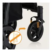 Carucior sport, Lionelo, Annet Plus, De la nastere, Cu accesorii si capotina XXL reglabila, 0 - 22 Kg, Conform cu standardele europene de securitate EN1888-1 si EN1888-2, Maro BYNLO-ANNET_PLUS_BROWN_CHOCOLATE