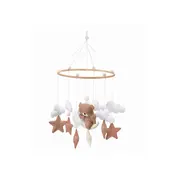 Carusel Cu Cadru Circular Din Lemn Pentru Patut Cullami Cam  , Teddy, 0 Luni+ Pjbart931/101