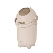 Cos pentru scutece, Lionelo, Capacitate 10 l, Sistem etans impotriva mirosurilor, Compatibil cu saci universali, Operare cu o mana, Bej BYNLOC-PUREBIN_BEIGE_SAND
