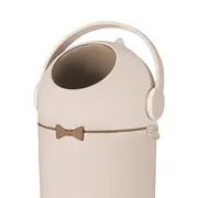 Cos pentru scutece, Lionelo, Capacitate 10 l, Sistem etans impotriva mirosurilor, Compatibil cu saci universali, Operare cu o mana, Bej BYNLOC-PUREBIN_BEIGE_SAND