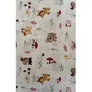 Cearsaf cu elastic din bumbac ranforce cu personaje pentru patut/saltea de 160 x 70 cm - ASC6427968006594