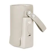 Incalzitor biberoane, Lionelo, ThermUp Go Plus, Portabil, Cu aspect elegant, Temperatura constanta pana la 24 h, Incarcare USB, Bej calm BYNLOC-THERMUP_GO_PLUS_BEIGE_CALM
