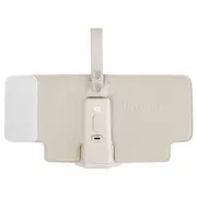 Incalzitor biberoane, Lionelo, ThermUp Go Plus, Portabil, Cu aspect elegant, Temperatura constanta pana la 24 h, Incarcare USB, Bej calm BYNLOC-THERMUP_GO_PLUS_BEIGE_CALM