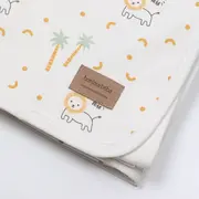 Paturica Usoara Pentru Copii, Multifunctionala, Bumbac Jersey, 65x80 Nairobi Mustard Pjb06na41-048