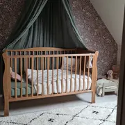 Patut Din Lemn Masiv, Transformabil Pentru Bebe Si Junior, Noble Vintage, 140 X 70 Cm Pjbnoble_vintage_140