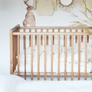 Patut Din Lemn Pentru Bebe, Inaltime Saltea Reglabila, Stardust  Craft Vintage 120a 60 Cm Pjbstardust_vintage