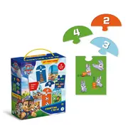Puzzle de asociere cu numere - paw patrol