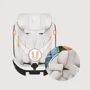 Scaun auto, Lionelo, Moxie Next, i-Size, 40-105 cm, Tetiera reglabila pe 8 trepte, Inclinare spatar in 5 pozitii, Carcasa ventilata, Din bambus, Protectie avansata, Husa detasabila, Conform cu R129, Bej BYNLO-MOXIE_NEXT_I-SIZE_BEIGE SAND
