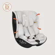 Scaun auto, Lionelo, Moxie Next, i-Size, 40-105 cm, Tetiera reglabila pe 8 trepte, Inclinare spatar in 5 pozitii, Carcasa ventilata, Din bambus, Protectie avansata, Husa detasabila, Conform cu R129, Bej BYNLO-MOXIE_NEXT_I-SIZE_BEIGE SAND