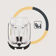 Scaun auto, Lionelo, Moxie Next, i-Size, 40-105 cm, Tetiera reglabila pe 8 trepte, Inclinare spatar in 5 pozitii, Carcasa ventilata, Din bambus, Protectie avansata, Husa detasabila, Conform cu R129, Bej BYNLO-MOXIE_NEXT_I-SIZE_BEIGE SAND