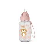 Sticla De Apa Pentru Copii Saro Born To Be Wild 400 Ml, Cu Pai Silicon Retractabil Anti-picurare, Din Tritan, Fara Bpa Pjb74011