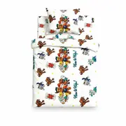 Lenjerie 3 piese pat copii Paw Patrol Alb 2-8 ani pentru saltele 140x70 ASC6427968007218
