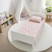 Lenjerie 3 piese cu Unicorni pat copii 2-6 ani pentru saltele 130x60 - ASC6427968007973