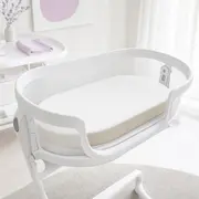 Saltea ovala DualNest 74x38x10 cm in 3 straturi, husa Jacquard Deluxe, compatibila Chicco Baby Hug - ASC6427968009342