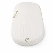 Saltea Dualnest ovala 83x47x10 cm in 3 straturi pentru pat co-slepper, 2 fete diferite, husa Jacquard Deluxe - ASC6427968020088