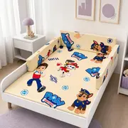 Set 3 protectii pat 2-12 ani spuma poliuretanica 4 cm - ASC6427968128371