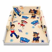 Set 3 protectii pat 2-12 ani spuma poliuretanica 4 cm - ASC6427968128371
