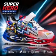 Adidasi super hero cu luminite pentru baieti adt-59