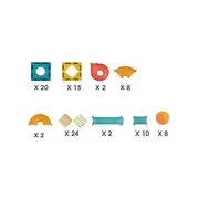 Labirintul meu magnetic - 91 piese (5.5 cm)