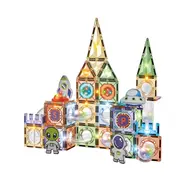Labirintul meu magnetic cu lumini - in spatiu 100 piese (7.5 cm)