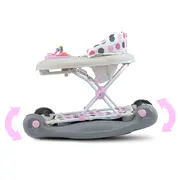 Premergator 2in1 Milly Mally Patrol Plus - Mers si Balansare, Panou Educativ, Pastel Dots