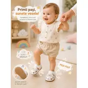 Sandalute cu piuitoare - ursulet simpatic snd13