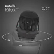 Scoica auto isize coccolle rilax black smb325080460
