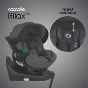 Scoica auto isize coccolle rilax greystone + baza isofix isize smb32508046204b1