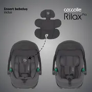 Scoica auto isize coccolle rilax greystone + baza isofix isize smb32508046204b1