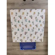 Cearsaf cu elastic din bumbac Ranforce cu personaje pentru patut/saltea de 120x120x12 cm ASC6427968007171