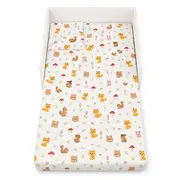 Lenjerie Set 3 piese Lenjerie Cresa - Animalutele padurii pentru saltele 140x70 - ASC6427968009397