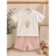 Compleu din doua piese, bumbac, ayyildiz, ice cream tram1-11