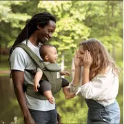 Marsupiu Pentru Bebelusi Ergobaby Omni Breeze Respirabil Si Confortabil 0 - 4 Ani Olive Green Pjbbcz360polive