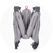 Patut pliabil Chipolino Relax platinum linen cu laterala culisanta HUBKOSIRE262PL