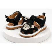 Sandalute pentru bebelusi cu piuitoare - happy cute bear snd5-11
