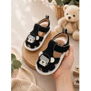 Sandalute pentru bebelusi cu piuitoare - happy cute bear snd5-11