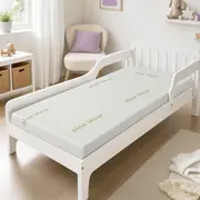 Saltea SafeNest Deluxe 190x80x14 cm in 3 straturi cu 2 fete pentru paturi - ASC6427968020620
